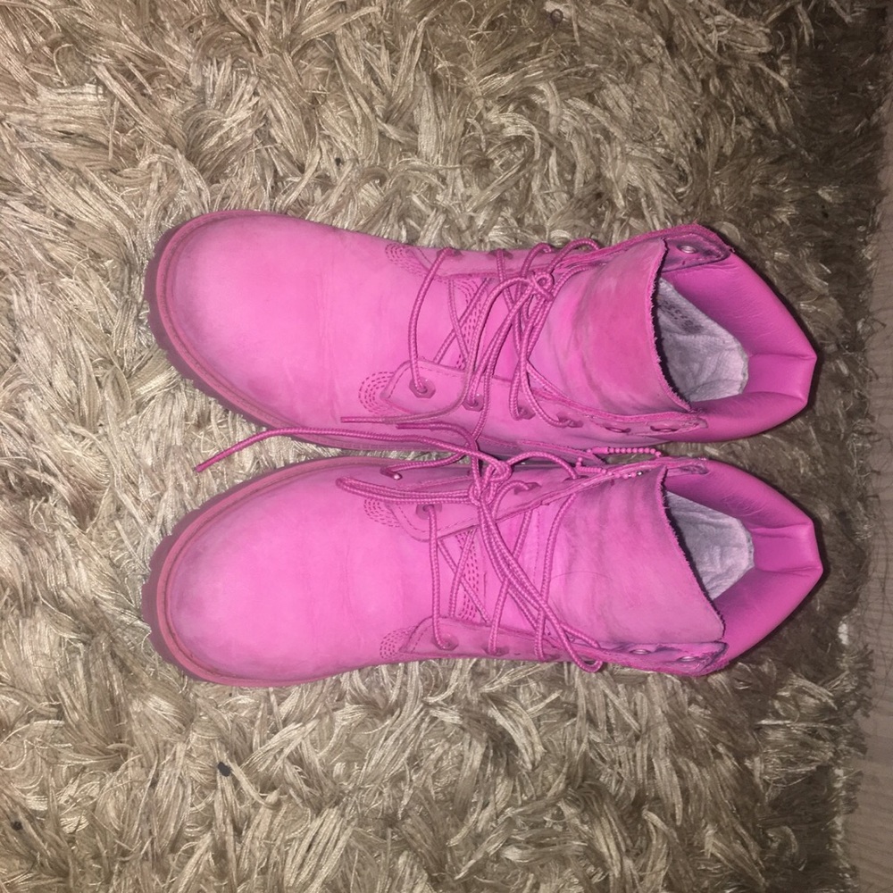 pink timberlands